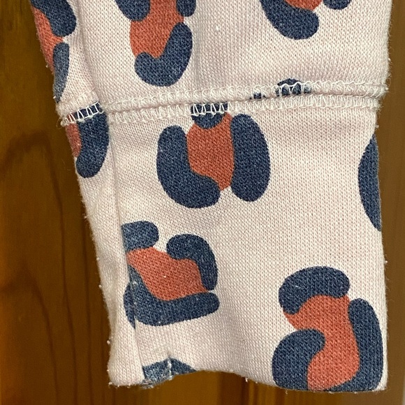 Cat & Jack Denim Coat Sz Small 6/6X Leopard Sleeve - Picture 8 of 13